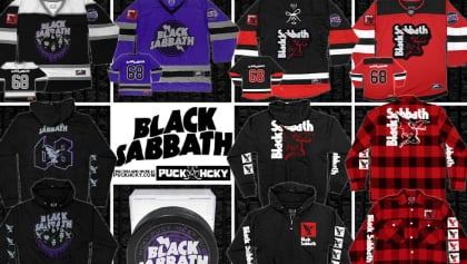 BLACK SABBATH And PUCK HCKY Team Up For New Hockey-Themed Apparel Collection